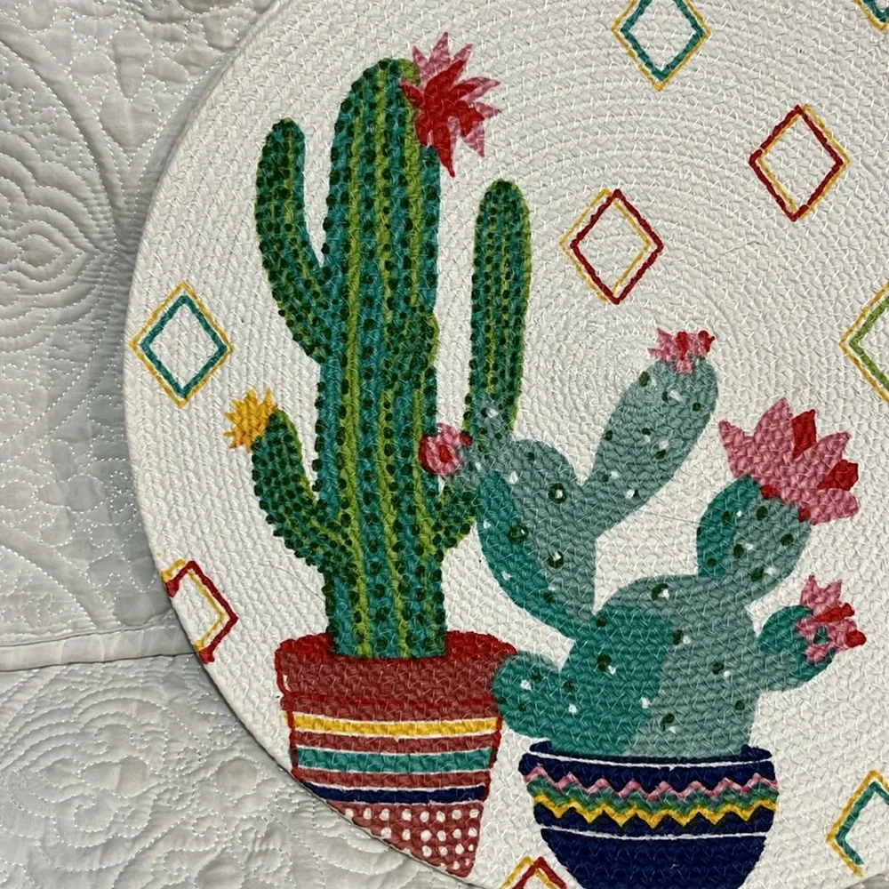 Kay Dee Designs braided round placemats, set‎ of 3